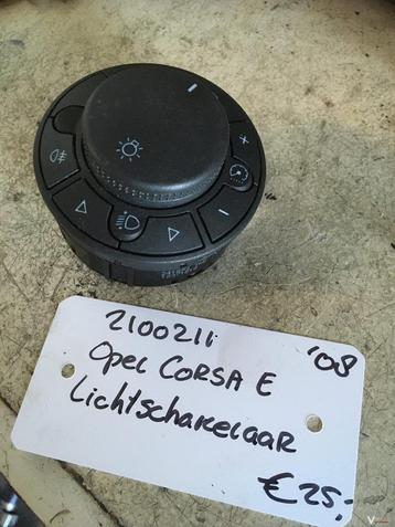 Opel Corsa D Lichtschakelaar '08 disponible aux enchères