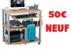 Bureau Neuf sur Roulettes - Idéal Maison/Bureau 50€ neuf, Enlèvement ou Envoi, Neuf, Bureau