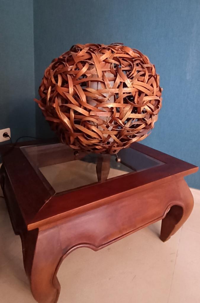 Lampe de table, Huis en Inrichting, Lampen | Tafellampen, Gebruikt, Minder dan 50 cm, Hout, Ophalen