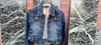 Tof jeansvestje met leuke accenten NIEUWSTAAT 134 140, Kinderen en Baby's, Ophalen of Verzenden, Zo goed als nieuw, Meisje, Jas