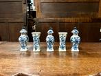 Ensemble d'armoires en poterie de Delft, cinq pièces, Enlèvement ou Envoi