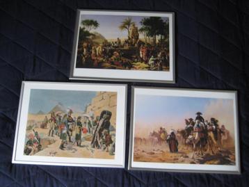 Napoléon en Egypte - 3 gravures