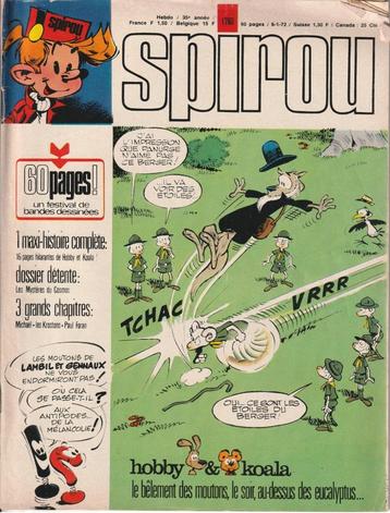 Hebdomadaires Spirou de l'année 1972 x 43 beschikbaar voor biedingen