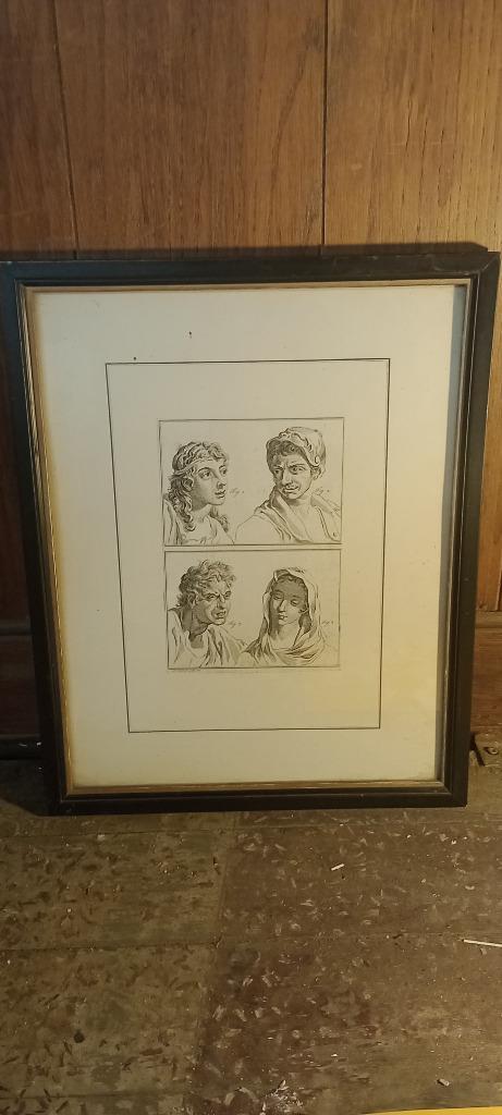 Gravure ancienne 1785, D Veelwaard sculp., 30x37, n384, Antiquités & Art, Art | Eaux-fortes & Gravures, Enlèvement