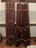 2 stores en bois — marron, Enlèvement ou Envoi, Utilisé, Brun