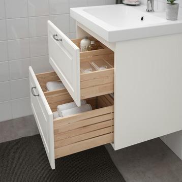 Armoire avec 2 tiroirs façade grise IKEA