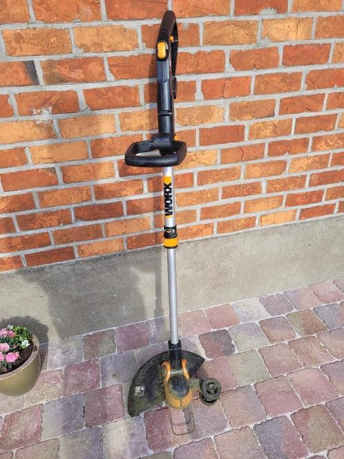 Worx WG163E Grastrimmer, Tuin en Terras, Grastrimmers, Zo goed als nieuw, Accu, 10 tot 30 cm, Ophalen of Verzenden