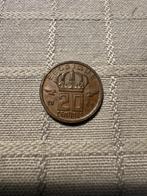 20 Centimes belge 1962 (zeldzamer jaar) (252), Ophalen of Verzenden, Brons, Losse munt