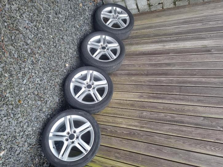 4 jantes vw 17 pouces 5x112, Autos : Pièces & Accessoires, Pneus & Jantes, Jante(s), 17 pouces, Enlèvement