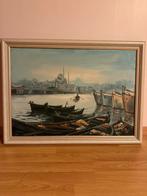 Schilderij met een lichte kader, Antiek en Kunst, Kunst | Schilderijen | Klassiek, Ophalen