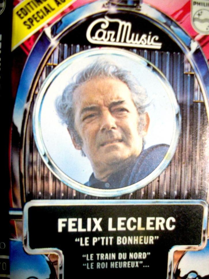 FELIX LECLERC "LE P'TIT BONHEUR" - Cassette Audio Originale, Cd's en Dvd's, Cassettebandjes, Gebruikt, Origineel, Verzamelalbums