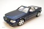 1/18 Mercedes SL 500 - Azure blauw - Norev Dealer, Ophalen of Verzenden, Zo goed als nieuw, Auto, Norev