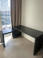 Zwarte bureau perfecte staat, Huis en Inrichting, Bureaus, Ophalen, Zo goed als nieuw, Bureau