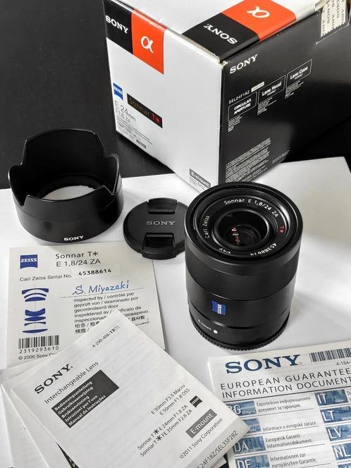 Sony E 24 mm F1.8 Zeiss Sonnar, Audio, Tv en Foto, Foto | Lenzen en Objectieven, Zo goed als nieuw, Groothoeklens, Ophalen