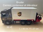 Bruder - camion conteneur et élévateur, Enlèvement