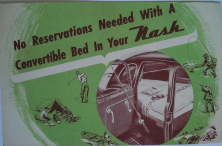 Nash Convertible Bed 1946 Brochure Catalogue Prospekt, Boeken, Auto's | Folders en Tijdschriften, Gelezen, Overige merken, Verzenden
