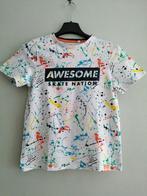 toffe t-shirt  Awesome  maat 9/10 jaar, Awesome, Chemise ou À manches longues, Utilisé, Garçon