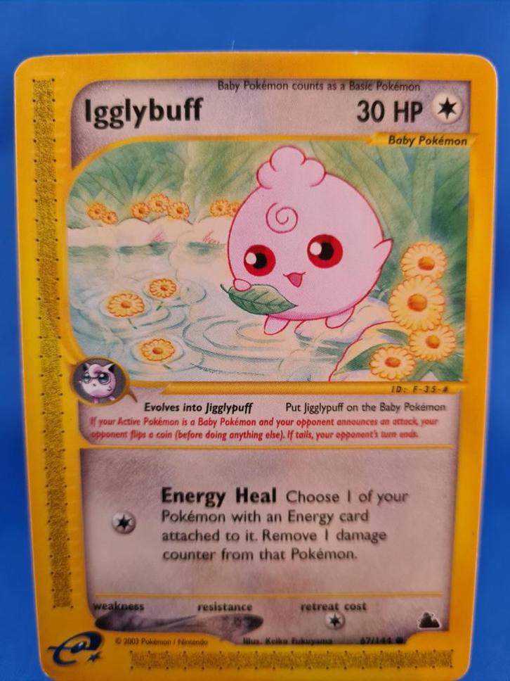 Igglybuff 67/144 - Skyridge, Hobby en Vrije tijd, Verzamelkaartspellen | Pokémon, Gebruikt, Verzenden