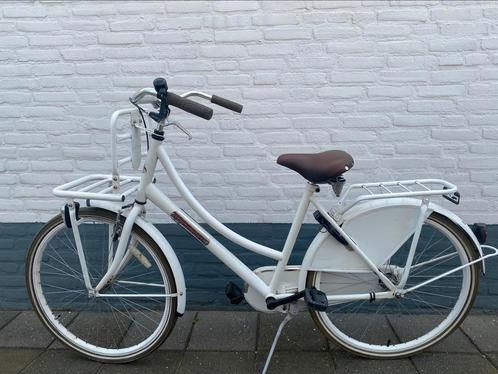 Popal meisjesfiets 26 inc transport/schoolfiets, Fietsen en Brommers, Fietsen | Meisjes, Zo goed als nieuw, 26 inch of meer, Handrem