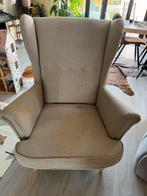 Zetel strandmon ikea beige, Huis en Inrichting, Fauteuils, Ophalen, Zo goed als nieuw