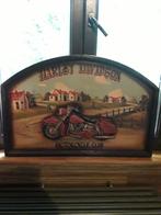 Houten bord Harley Davidson / Route 66, Verzamelen, Gebruikt, Ophalen of Verzenden