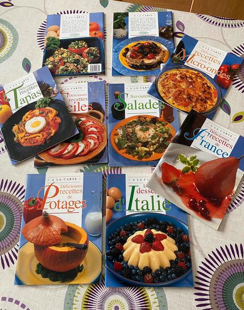 À La Carte : Délicieuses recettes lot divers, Livres, Livres de cuisine