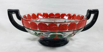 Val Saint Lambert Noémie Art Deco schaal Graffart Delvenne beschikbaar voor biedingen