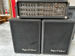 PA set/zangversterker/ mixer amp+ speakers, Muziek en Instrumenten, Ophalen, Gebruikt, Minder dan 500 watt, P.A.