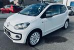 VW UP AUTOMATIQUE TOIT OUVRANT 1.0 WITE, Leder en Stof, Wit, Bedrijf, 3 cilinders