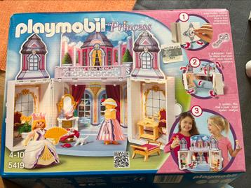 Prinsessenprieel playmobil, 5419, Kinderen en Baby's, Speelgoed | Playmobil, Ophalen of Verzenden, Zo goed als nieuw, Complete set