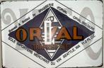 Reclamebord vintage Orval logo - mancave poolhouse nieuw, Verzamelen, Ophalen of Verzenden, Reclamebord