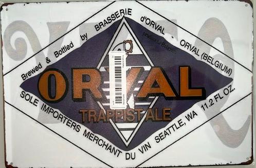 Reclamebord vintage Orval logo - mancave poolhouse nieuw, Verzamelen, Merken en Reclamevoorwerpen, Reclamebord, Ophalen of Verzenden