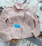 roze lederlook zomerjas H&M maat 122-128, Kinderen en Baby's, Gebruikt, Meisje, H&M, Ophalen of Verzenden