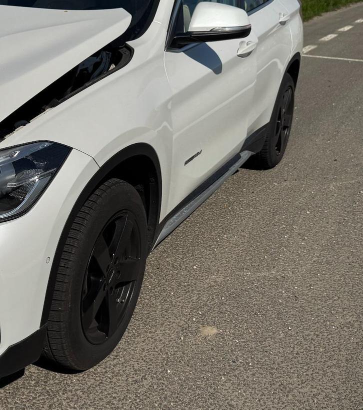 Winterbanden (amper 1j oud) en velgen, Auto-onderdelen, Banden en Velgen, Velg(en), Winterbanden, 17 inch, 205 mm, Personenwagen