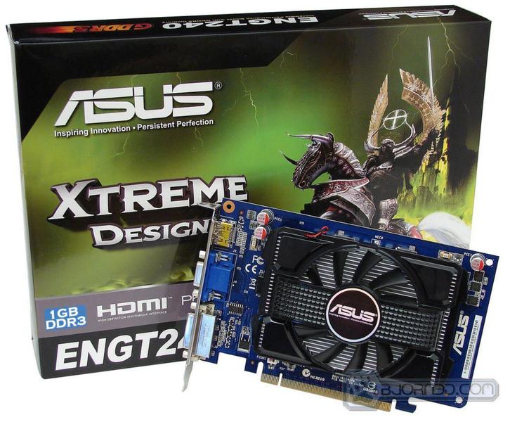 ASUS ENGT240 GeForce GT 240 1 GB grafische kaart, Computers en Software, Videokaarten, Refurbished, Nvidia, PCI-Express 2.0, GDDR3