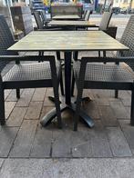 Horeca terras tafel en stoelen, Ophalen