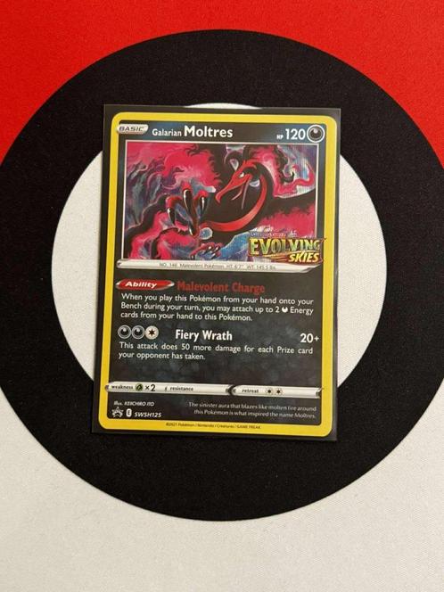 Pokémon - Galarian Moltres - SWSH125 - Prerelease Promo - NM, Hobby en Vrije tijd, Verzamelkaartspellen | Pokémon, Zo goed als nieuw