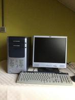 PC HP Pavilion + monitor en toetsenbod, Intel Pentium, Gebruikt, Met monitor, Hewlett-Packard (HP)