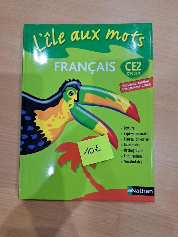 L'île aux mots CE2 - Manuel scolaire Français, Livres, Livres scolaires, Comme neuf, Français, Primaire, Enlèvement