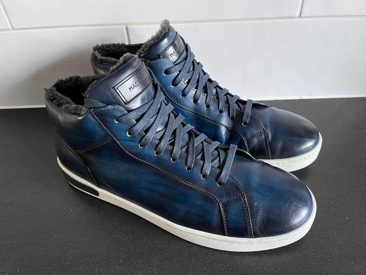 Magnanni sneakers maat 45 weinig gedragen, Vêtements | Hommes, Chaussures, Comme neuf, Baskets, Bleu, Enlèvement ou Envoi