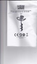 Grondboor HBM, Jardin & Terrasse, Outils à main, Enlèvement, Comme neuf, Tarière