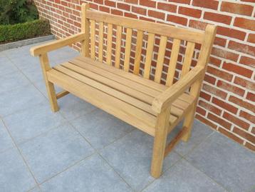 à vendre banc de jardin classique en teck deux places, Enlèvement, Neuf, Bois de teck