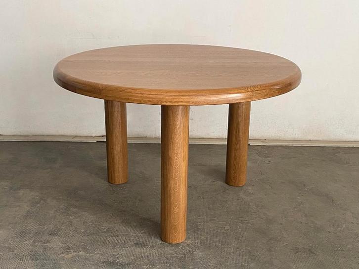 eetkamertafel van massief eiken, Maison & Meubles, Tables | Tables à manger, Comme neuf, 100 à 150 cm, 100 à 150 cm, Cinq personnes ou plus