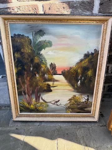 Congolees schilderij beschikbaar voor biedingen