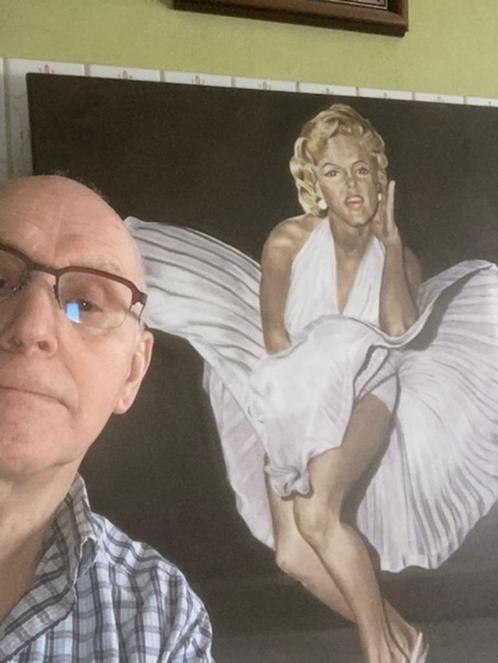 EIGEN OLIEVERFSCHILDERIJ   MARILYN Monroe, Antiek en Kunst, Kunst | Schilderijen | Klassiek, Ophalen