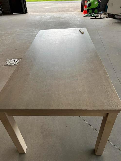 Te koop tafel en 4stoelen, Huis en Inrichting, Tafels | Eettafels, Gebruikt, 50 tot 100 cm, 200 cm of meer, Vijf personen of meer