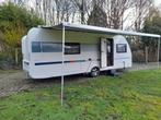 adria 613UT adora 2022 airco mover luifel, Caravans en Kamperen, Rondzit, Omvormbare zithoek, 7 tot 8 meter, Schokbreker