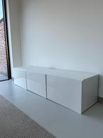 BESTÅ Tv-meubel met deuren, wit/Lappviken wi, Ophalen, 150 tot 200 cm, Nieuw, Minimalistisch
