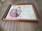 Houten kader 'Beste Secretaresse', Enlèvement ou Envoi, Comme neuf