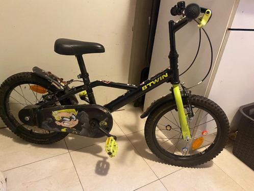 kinderfietsje 16 inch, met afneembare steunwieltjes, Fietsen en Brommers, Fietsen | Kinderfietsjes, Gebruikt, 16 tot 20 inch, Ophalen